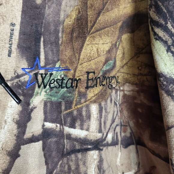 Vintage Carhartt Camoflauge Jacket Coat Men's Medium Realtree Hooded Hunting - Picture 8 of 10